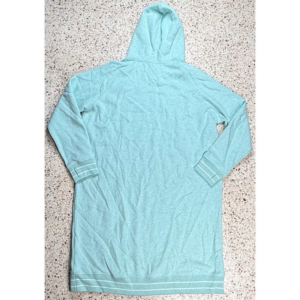 The Black Dog Women's Long Sleeve Blue Camp Hoodie Dress Size L/XL - Picture 9 of 9